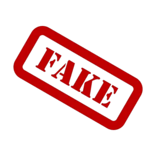 ❌ FAKE Fälschung, Stempel, Rot, Etikett, Warnung telegram sticker