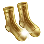 🤩 gouden sokken, sokken, goudkleurig, mode, kleding telegram sticker