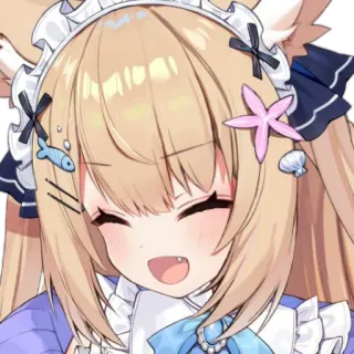 😘 Anime, Catgirl, Maid, Carino, Kawaii, Manga telegram sticker