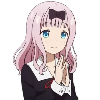 🙂 Chika Fujiwara Kaguya-sama: Love Is War Anime, Chika Fujiwara, Kaguya-sama: Love is War, Carino, Ragazza whatsapp sticker