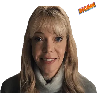 😁 DIGEEIA mulher, retrato, loira, sorriso, DIGEEIA telegram sticker