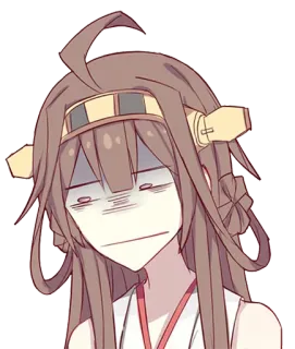 😑 anime, manga, funny, expression, disgust, asian telegram sticker