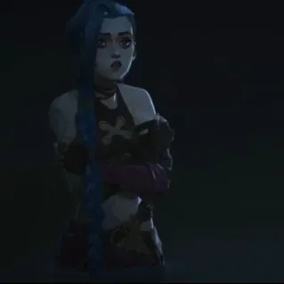 Jinx  @cruBlue whatsapp stickers