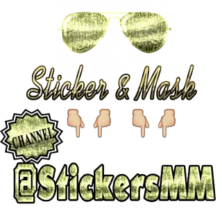 🕶 Sticker & Mask
CHANNEL
@StickersMM Sticker, Masque, Chaîne, Texte, Doigts pointant vers le bas whatsapp sticker