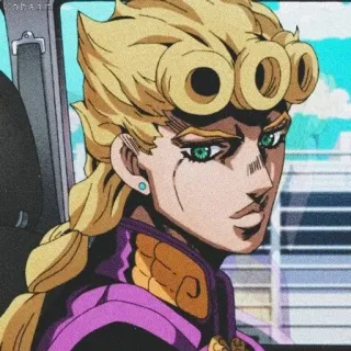 😌 Giorno Giovanna JoJo's Bizarre Adventure Anime, Manga, Jojo, Giorno, Giovanna, Jojo's Bizarre Adventure, Golden Wind whatsapp sticker