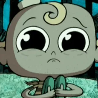☹ Desenho animado, Bebê, Triste, Criança, Ilustração, Personagem whatsapp sticker