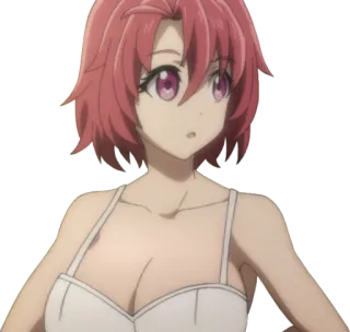 😮 anime, woman, character, portrait, illustration telegram sticker