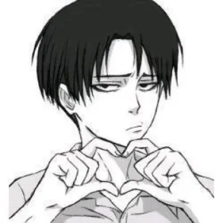 🥀 Levi Ackerman Attack on Titan Anime, Sticker, Levi Ackerman, Attack on Titan, Charakter, Fanart telegram sticker