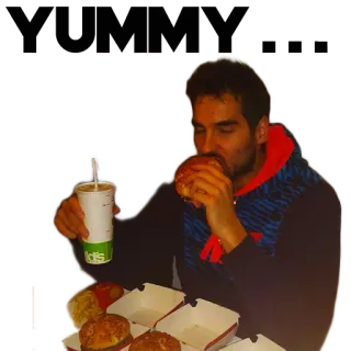 🍔 eten, burger, fastfood, drinken, McDonald's, voedsel, maaltijd telegram sticker
