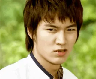 😒 Lee Min-ho uomo, attore, asiatico, coreano, celebrità, ritratto telegram sticker