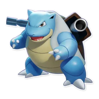 🛡 Blastoise pokemon, tortank, tortue, jeu vidéo, personnage telegram sticker