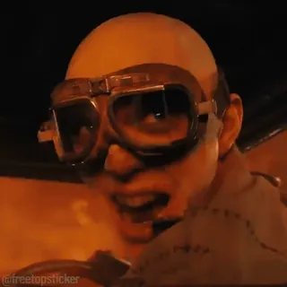 🤪 Mad Max war boys, mad max, war, goggles, vehicle whatsapp sticker
