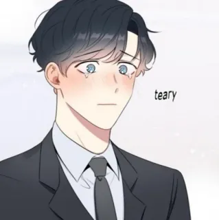 🐚 teary Аниме, Мультфильм, Грустный, Слезы, Плач whatsapp sticker