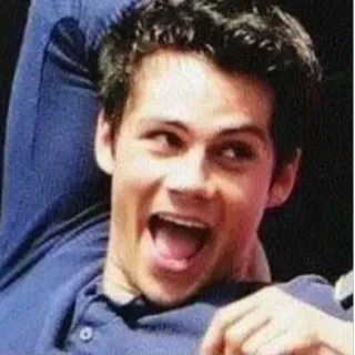 📎 Dylan O'Brien aktor, selebriti, teen wolf, dylan o'brien, muka lucu telegram sticker
