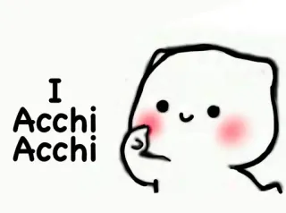💀 I Acchi Acchi dedo do meio, ofensivo, insultante, personagem de desenho animado, fofo, engraçado telegram sticker