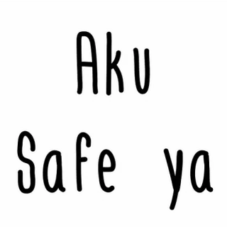 😎 Aku Safe ya indonesisch, text, ich, sicher, ja telegram sticker