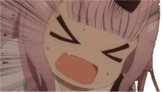 😫 Chika Fujiwara Kaguya-sama: Love Is War Anime, Reação, Chocado, Kaguya-sama, Chika Fujiwara, Love is War telegram sticker