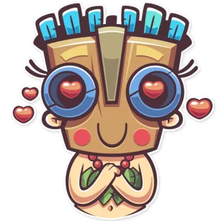 Tribal Masquerade telegram stickers