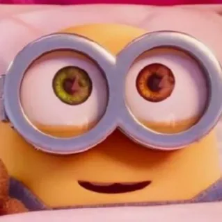 😍 Minion Despicable Me minion, cartoon, funny, cute, yellow, despicable me, character telegram sticker