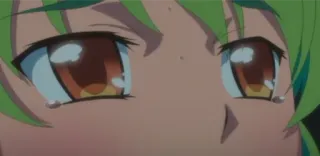 😍 Anime, Pianto, Lacrime, Occhi, Triste telegram sticker