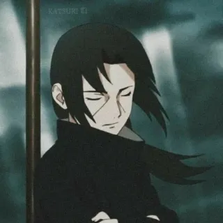 🎼 Itachi Uchiha Naruto Аниме, Манга, Наруто, Итачи, Учиха, Ниндзя, Грустный, Эмоциональный, Мультфильм telegram sticker