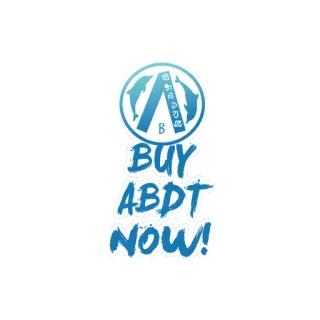 💪 BUY ABDT NOW! kaufen, abdt, jetzt, werbung telegram sticker