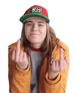 🙂 dedo do meio, rude, obsceno, ofensivo, gesto, pessoa telegram sticker