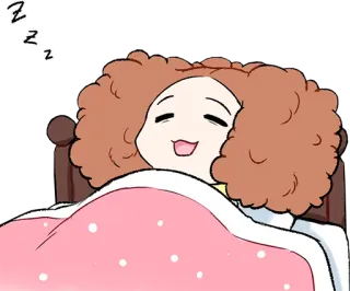 😴 zzz sleep, sleeping, zzz, cartoon, bed, night telegram sticker