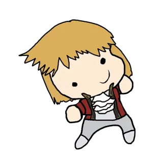 😊 Cartoon, Personage, Sticker, Chibi, Digitale kunst telegram sticker