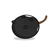 😄 폭탄, 만화, 폭발물, 위험 telegram sticker