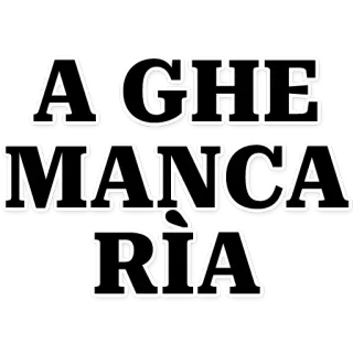😂 A CHE MANCA RIA telegram sticker