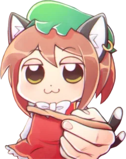 🇯🇲 アニメ, かわいい, 猫, ミーム telegram sticker