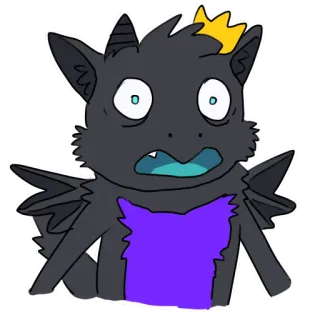 😱 Dibujos animados, Monstruo, Criatura, Fantasía, Lindo, Pegatina telegram sticker