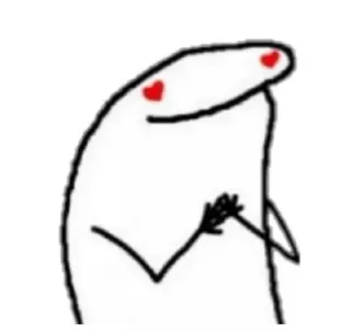 ❕ florkofcows, amor, corazones, pegatina, dibujos animados, lindo whatsapp sticker