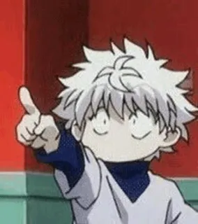 😂 Killua Zoldyck Hunter x Hunter Anime, Killua, Killua Zoldyck, Hunter x Hunter, Charakter, Zeigen telegram sticker
