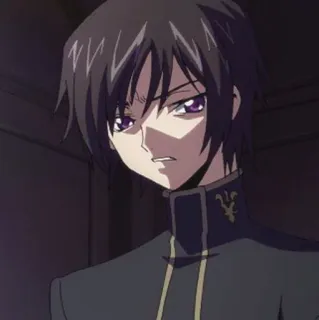 🥀 Lelouch Lamperouge Code Geass Anime, Lelouch, Code Geass, Personaggio, Serio, Personaggio anime whatsapp sticker