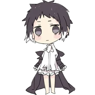 😐 Atsushi Nakajima Bungou Stray Dogs Anime, Chibi, Manga, Atsushi Nakajima, Bungo Stray Dogs telegram sticker
