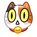 😳 gato, animal, emoji, fofo, animal de estimação telegram sticker