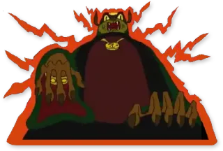 🐷 Ganon The Legend of Zelda ganon, legend of zelda, villain, video game, monster telegram sticker