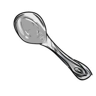 🥄 cuchara, cubiertos, utensilio, menaje de cocina telegram sticker