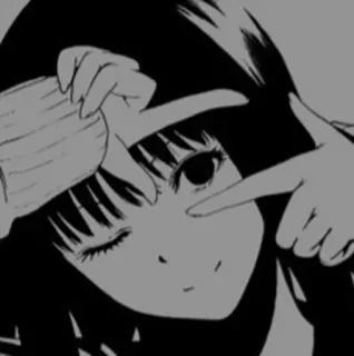 ➰ Anime, Mädchen, Manga, Cartoon, Charakter, Illustration telegram sticker