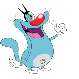 oggy & cockroaches whatsapp stickers