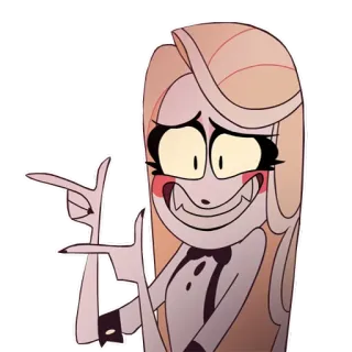👌 Charlie Morningstar Hazbin Hotel Kartun, Iblis, Animasi, Hazbin Hotel, Charlie Morningstar telegram sticker