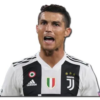 🖕 Cristiano Ronaldo voetbal, atleet, voetbal, Juventus, Cristiano Ronaldo telegram sticker