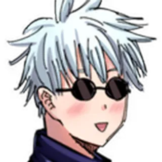 😊 Satoru Gojo Jujutsu Kaisen anime, manga, gojo, satoru, jujutsu kaisen telegram sticker