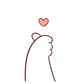 ❤️ heart, love, korean heart, finger heart, gesture telegram sticker