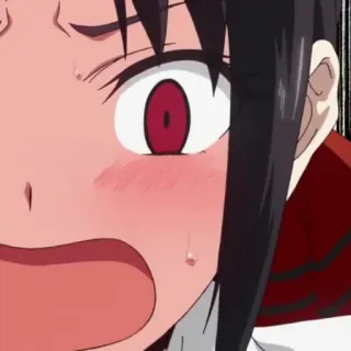 😳 Аниме, Мультфильм, В шоке, Удивлен, Выражение лица, Крупный план telegram sticker