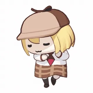 💃 Amelia Watson anime, vtuber, detective, amelia watson, hololive telegram sticker