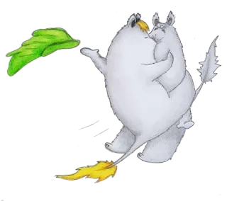 ❤️ Moomin Moomin, kartun, ramah, unik, karakter, keluarga whatsapp sticker
