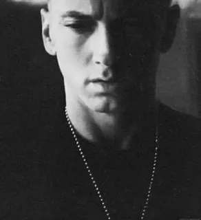 😐 Eminem Eminem, 说唱歌手, 音乐家, 肖像 telegram sticker